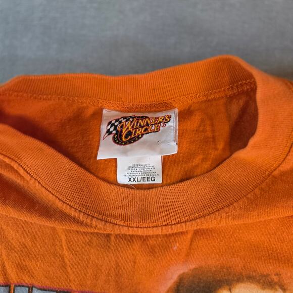 Vintage Tony Stewart #20 NASCAR Winner’s Circle Sleeveless Tee XXL Orange - Picture 6 of 12